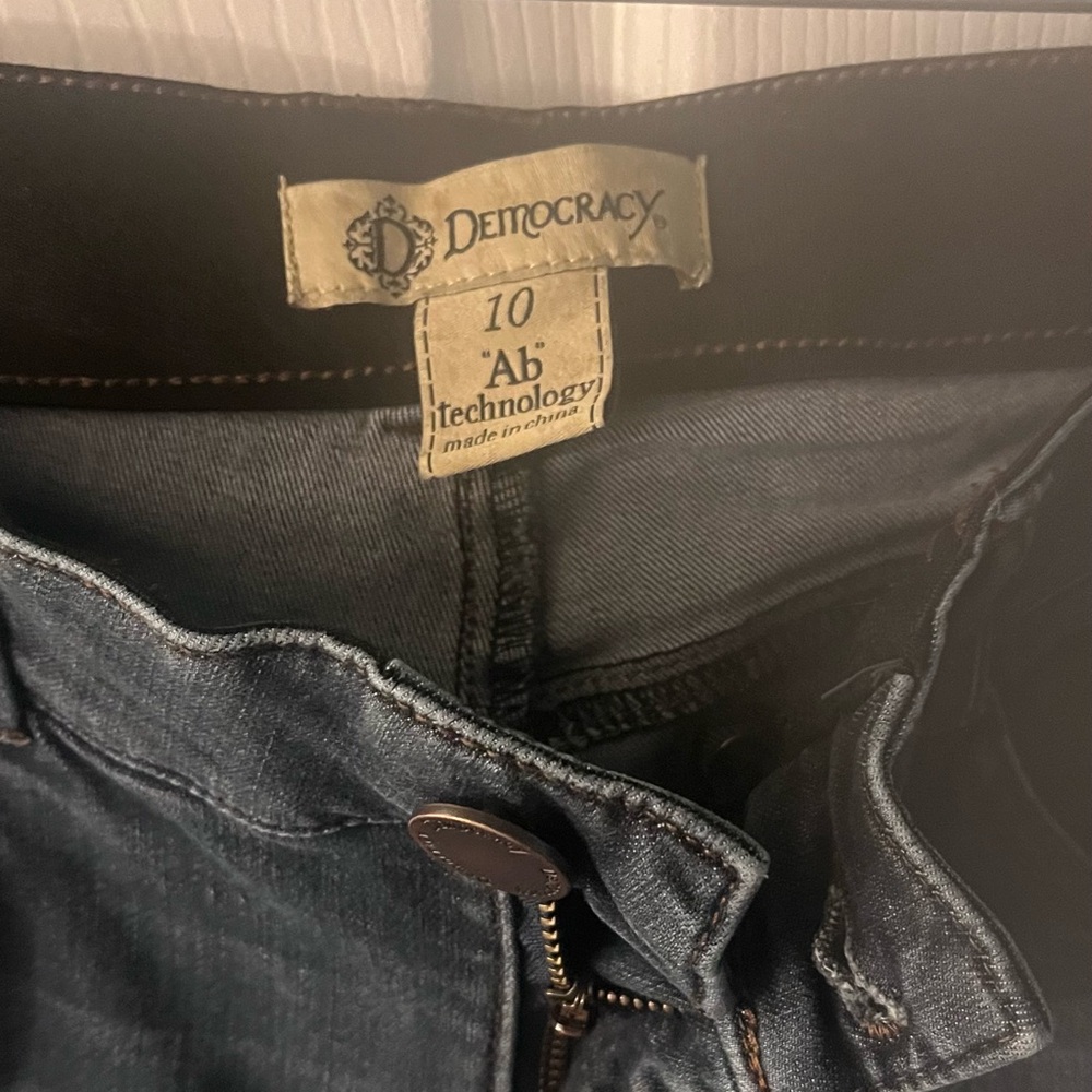 Democracy Ab Technology Jeans Mold & Hold Slimming  Size 10 NWOT